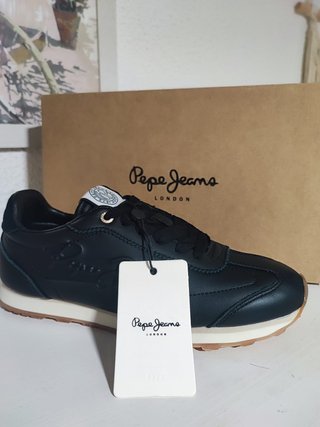Zapatillas Pepe Jeans Once Dress Negras Talla 38