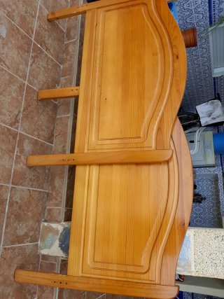 2 cabeceros pino 105 cm. Solo hoy