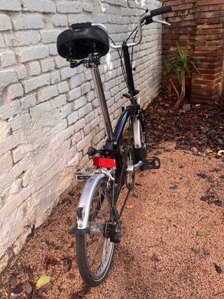 Bicicleta plegable Brompton Negra