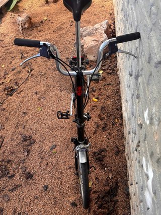 Bicicleta plegable Brompton Negra