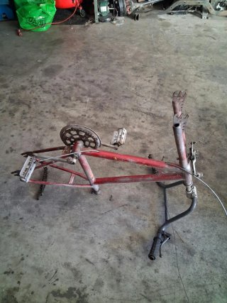 Cuadro de Bicicleta BMX Antigua