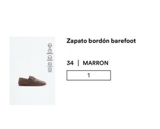 Zapato náutico marrón talla 34