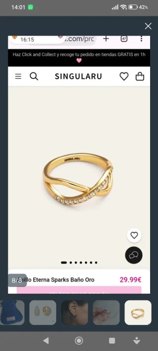 Anillo infinito Singularu