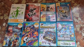 Lote de 8 Giochi per Wii e Wii U