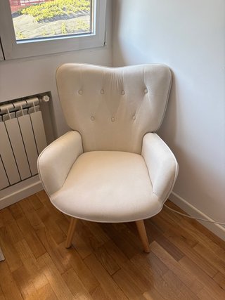 Sillón Beige de Tela