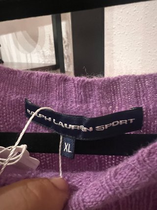 Jersey trenzado Ralph Lauren Sport XL mujer
