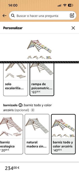 Estructura de Escalada Infantil
