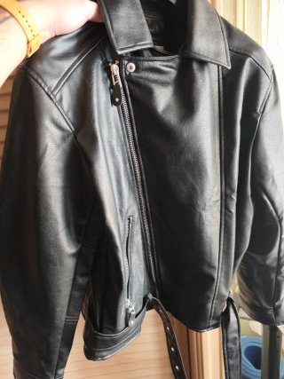 Cazadora Biker Negra Pull&Bear