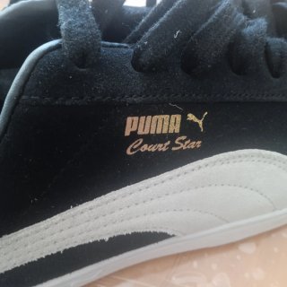 Zapatillas Puma Court Star Negras y Blancas