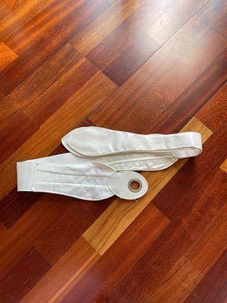 Cinturón de Cuero Blanco