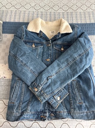 Chaqueta Vaquera con Borreguito Bershka