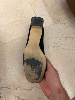 Zapatos Paco Herrero Mujer Talla 37 Tacón Negro