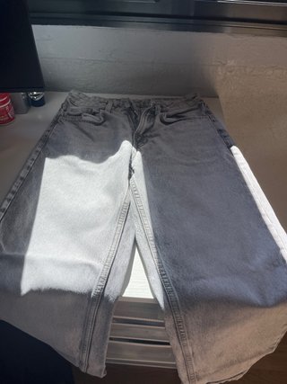 Pantalones Vaqueros Bershka Gris
