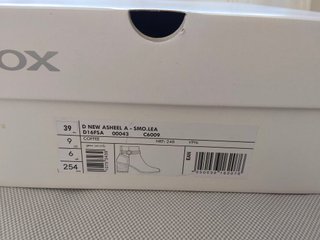 Botines Geox Piel Marrón Talla 39