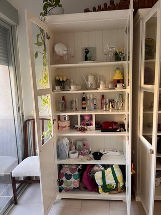 2 Vetrine Ikea Liatorp Bianche