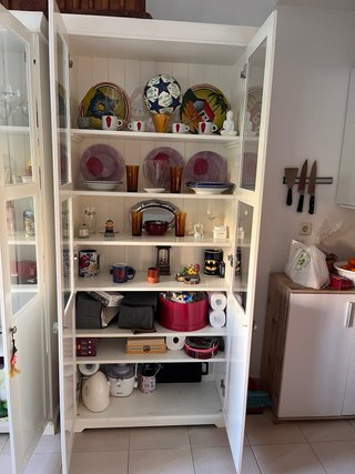 2 Vetrine Ikea Liatorp Bianche