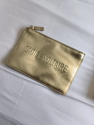 Cartera neceser Zadig & Voltaire dorada