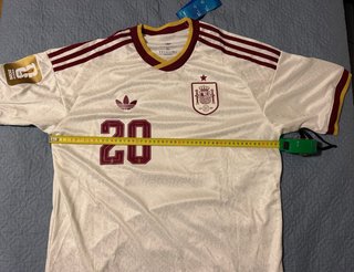 Camiseta España Blanca Pedri mundial