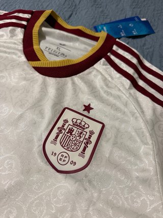 Camiseta España Blanca Pedri mundial
