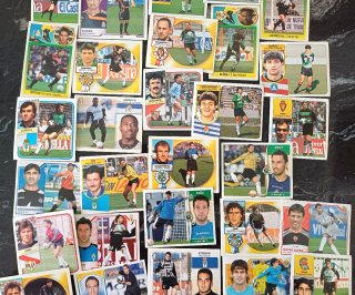 Lote de 40 cromos de porteros retro