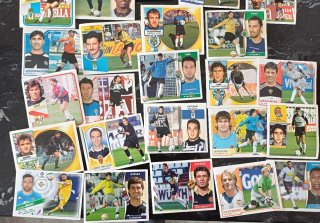 Lote de 40 cromos de porteros retro