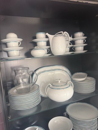 Vajilla antigua de porcelana Capeans