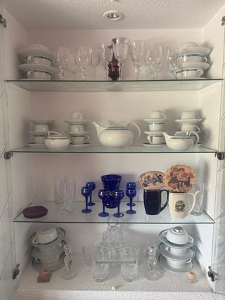 Vajilla antigua de porcelana Capeans