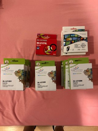 Cartuchos Tinta Brother LC125Y, LC125C, LC125M