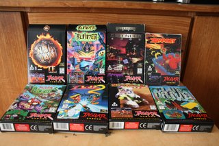 Lote 8 Cajas Vacías Juegos Atari Jaguar