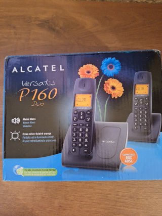 Teléfono Inalámbrico Alcatel P160 Duo