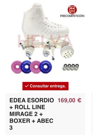 Patines Edea Esordio con Ruedas Roll Line