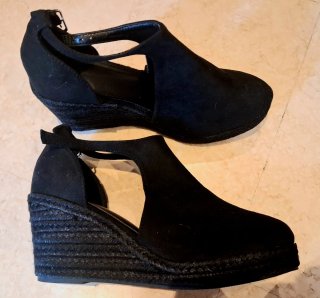 Zapatos de cuña Shein negros talla 40