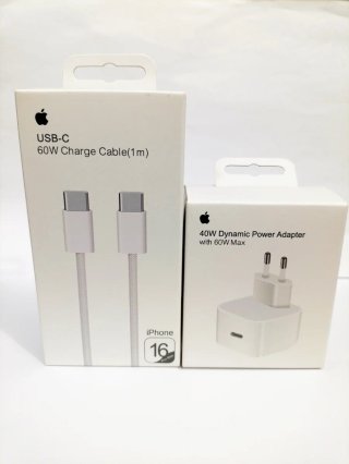 Cargador Apple 40W y Cable USB-C