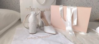 Zapatos Miss Honolulu Blancos Talla 37
