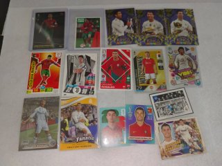 Lote de 16 cromos de Cristiano Ronaldo