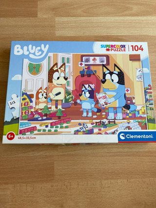 Puzzle Bluey Clementoni 104 piezas +6 años