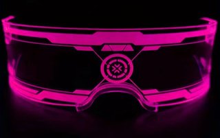 Gafas LED Futuristas
