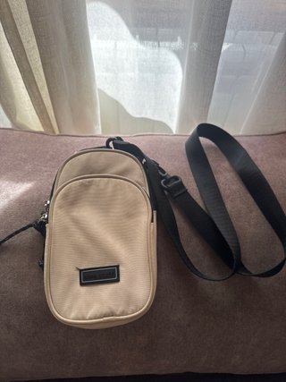 Bolso para móvil Some Stuff beige/negro