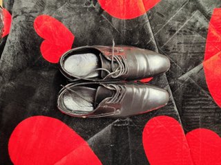 Zapatos de vestir hombre piel negra cordones