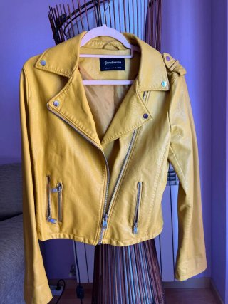 Cazadora cuero talla m