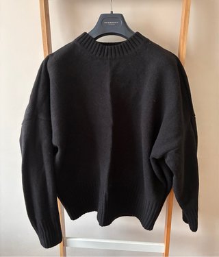 Jersey Burberry Lana Oversize Negro Talla 44