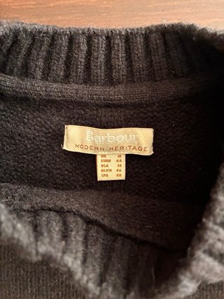 Jersey Burberry Lana Oversize Negro Talla 44