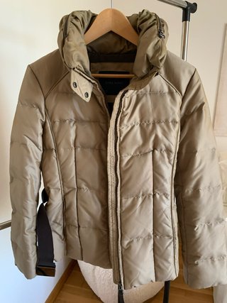 Plumas Zara Beige Marrón