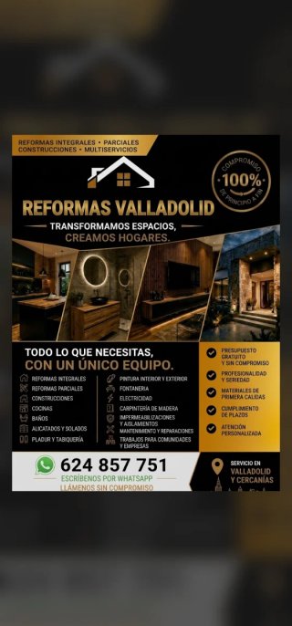 REFORMAS PROFESIONALIDAD Y MEJOR PRECIO NOS AVALA