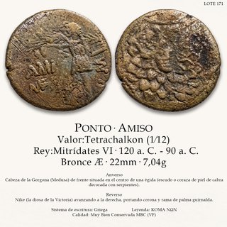 Moneda Griega Amiso, Reino del Ponto