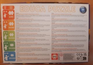 Puzzle Educa 200 piezas animales