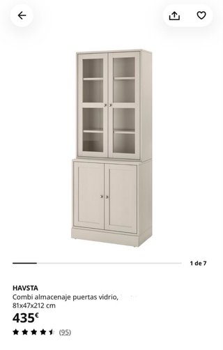 Vetrina Ikea Grigia