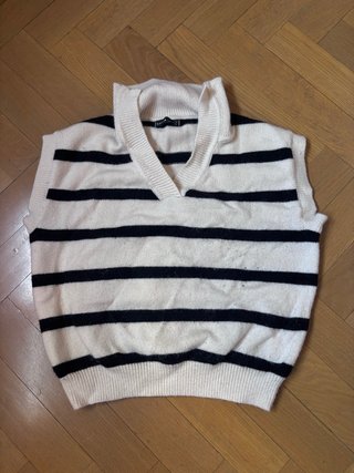 Jersey sin mangas de rayas