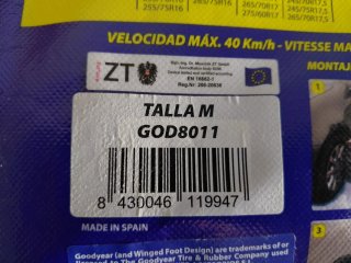 Cadenas de nieve textiles Goodyear (Talla M)