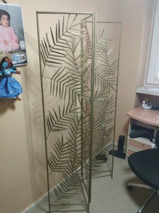 Biombo Decorativo Dorado